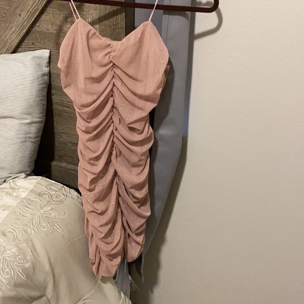 Pink sparkle dress